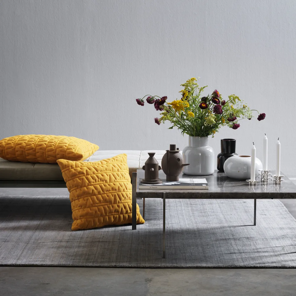 PK80 dagbädd, Natural canvas textile 190 cm Fritz Hansen