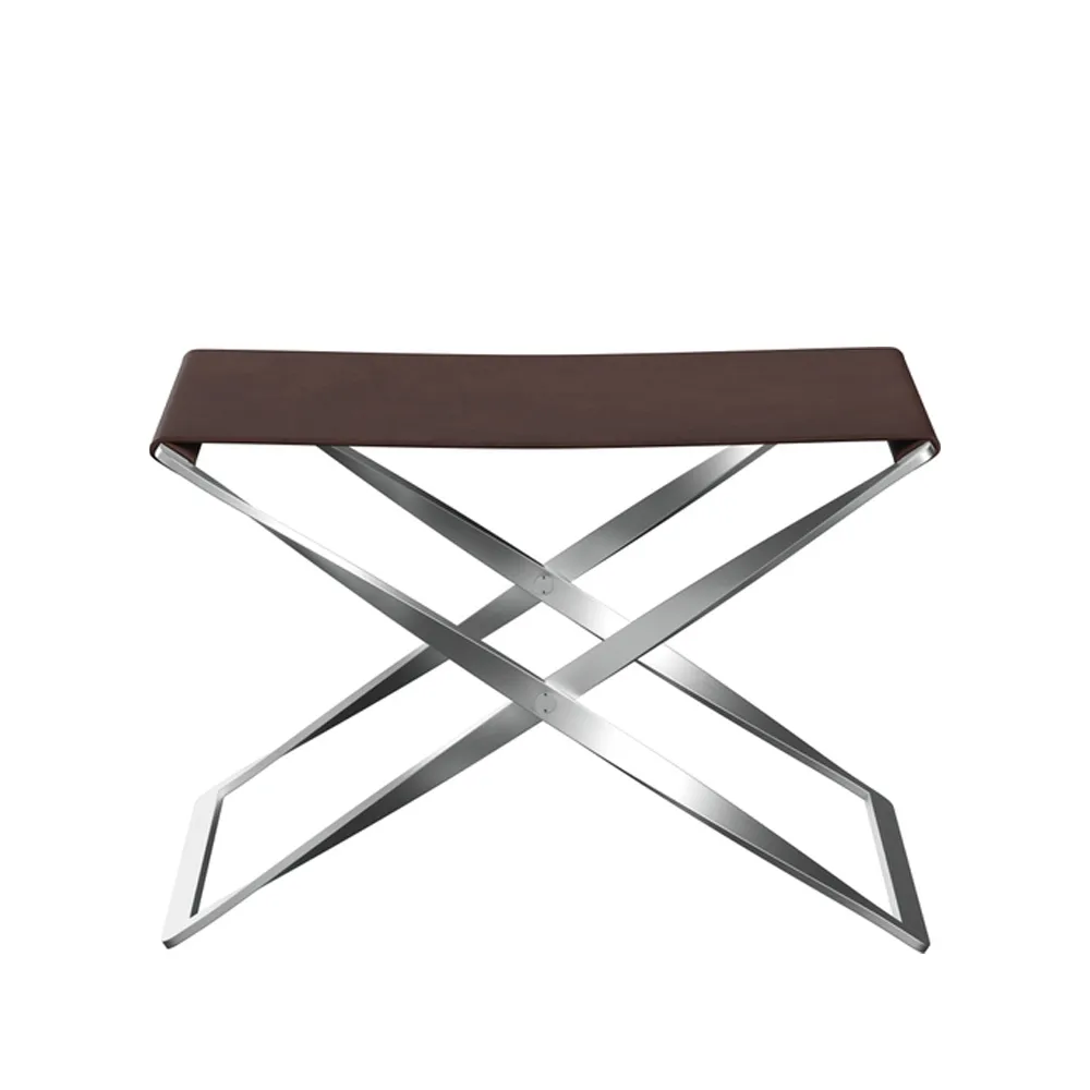 PK91 pall, Leather embrace chocolate Fritz Hansen