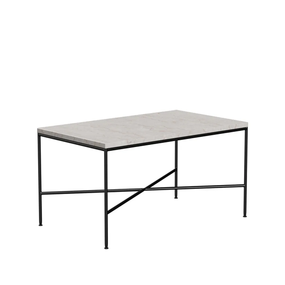 Planner MC310 soffbord, Marble cream-black Fritz Hansen