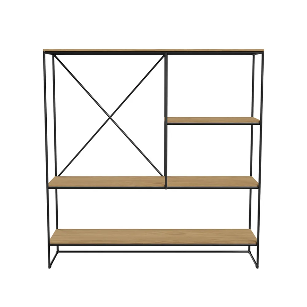 Planner MC510 hylla, Ekfanér-svart 4 hyllor Fritz Hansen