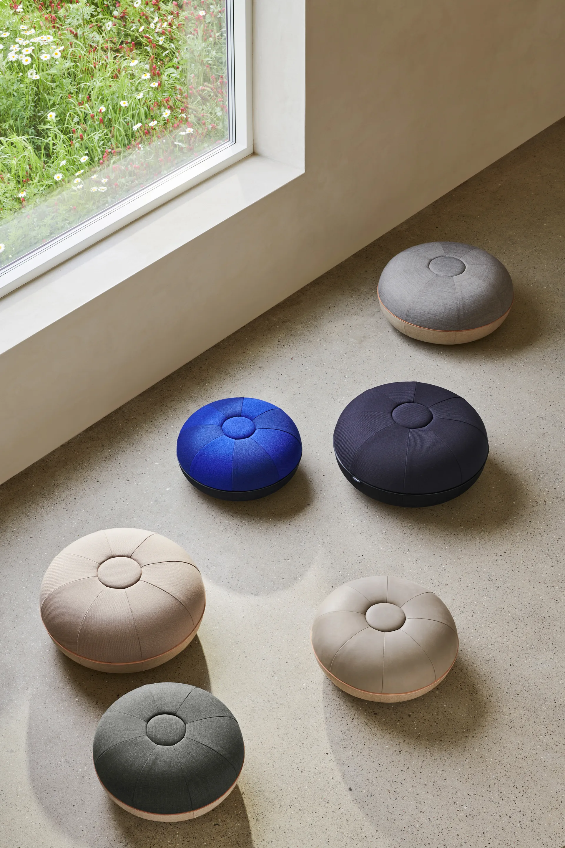 Pouf sittpuff small, Light grey Fritz Hansen