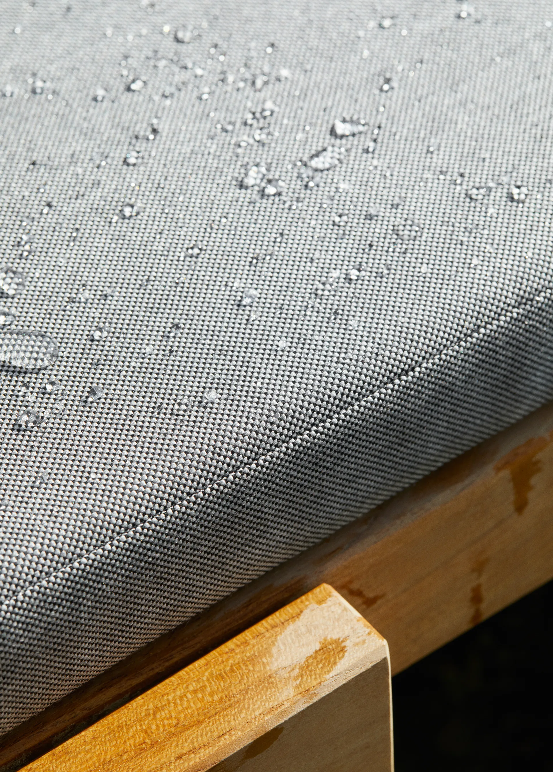 Riviera dyna till solsäng, tyg outdoor textile ash Fritz Hansen