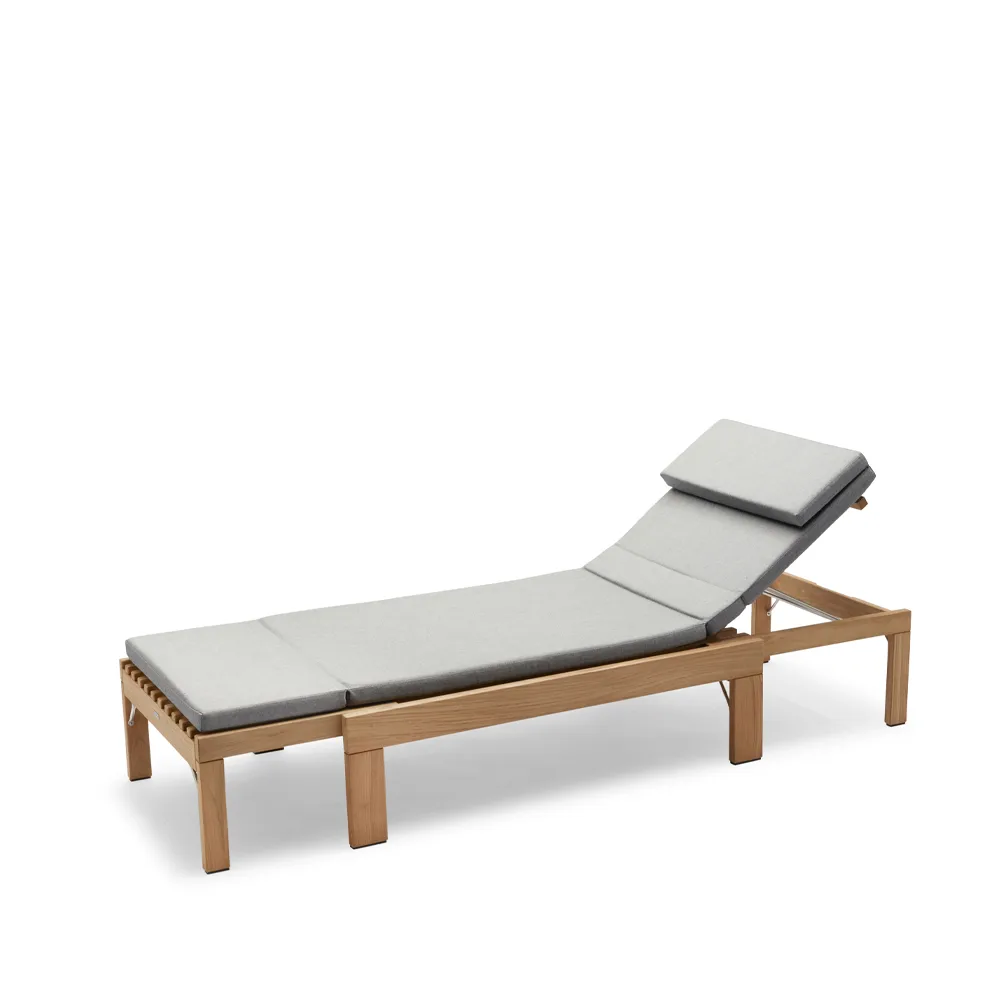 Riviera dyna till solsäng, tyg outdoor textile ash Fritz Hansen