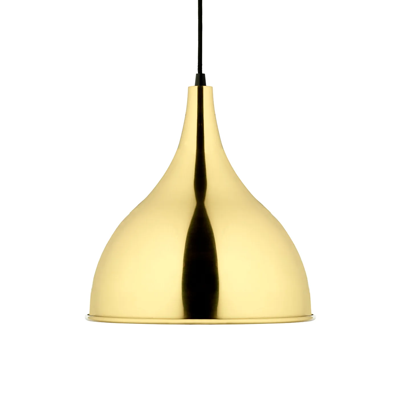 Silhuet taklampa Ø30 cm, Polerad mässing Fritz Hansen