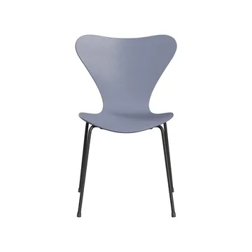 Sjuan 3107 stol - Lavender blue-färgad ask-grafitgrått stativ - Fritz Hansen