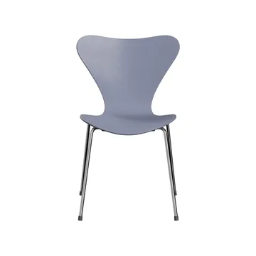 Sjuan 3107 stol - Lavender blue-färgad ask-kromat stålstativ - Fritz Hansen