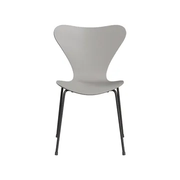 Sjuan 3107 stol - Nine grey-färgad ask-grafitgrått stativ - Fritz Hansen