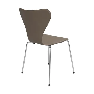Sjuan Tailored stol - Harness Leather Slate Grey-chrome - Fritz Hansen