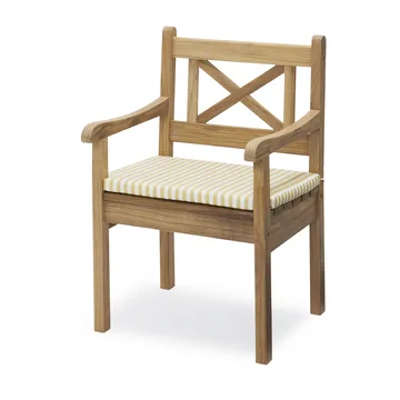 Skagen sittdyna till karmstol - Golden Yellow Stripe - Fritz Hansen