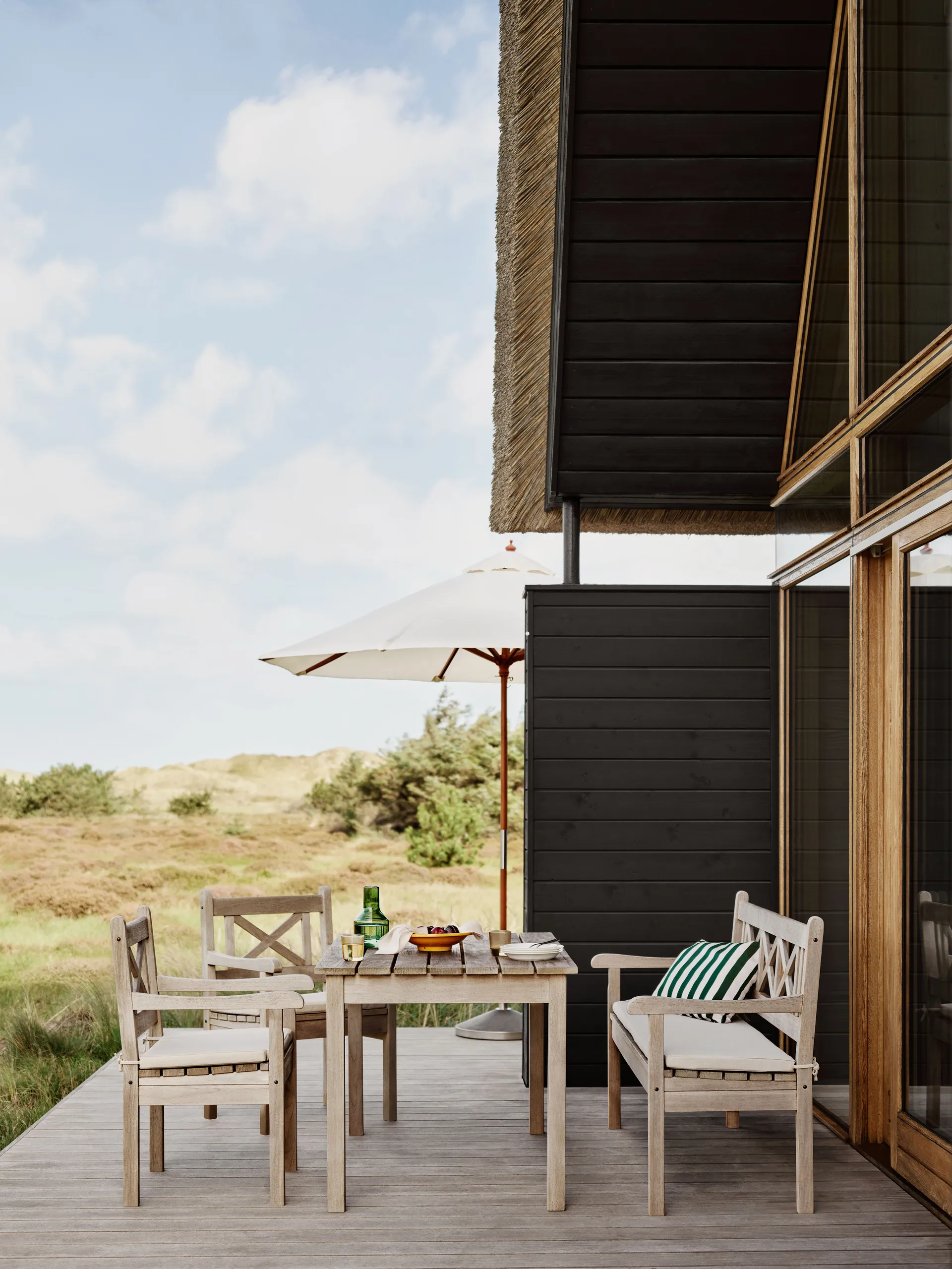 Skagen sittdyna till karmstol, Papyrus Fritz Hansen