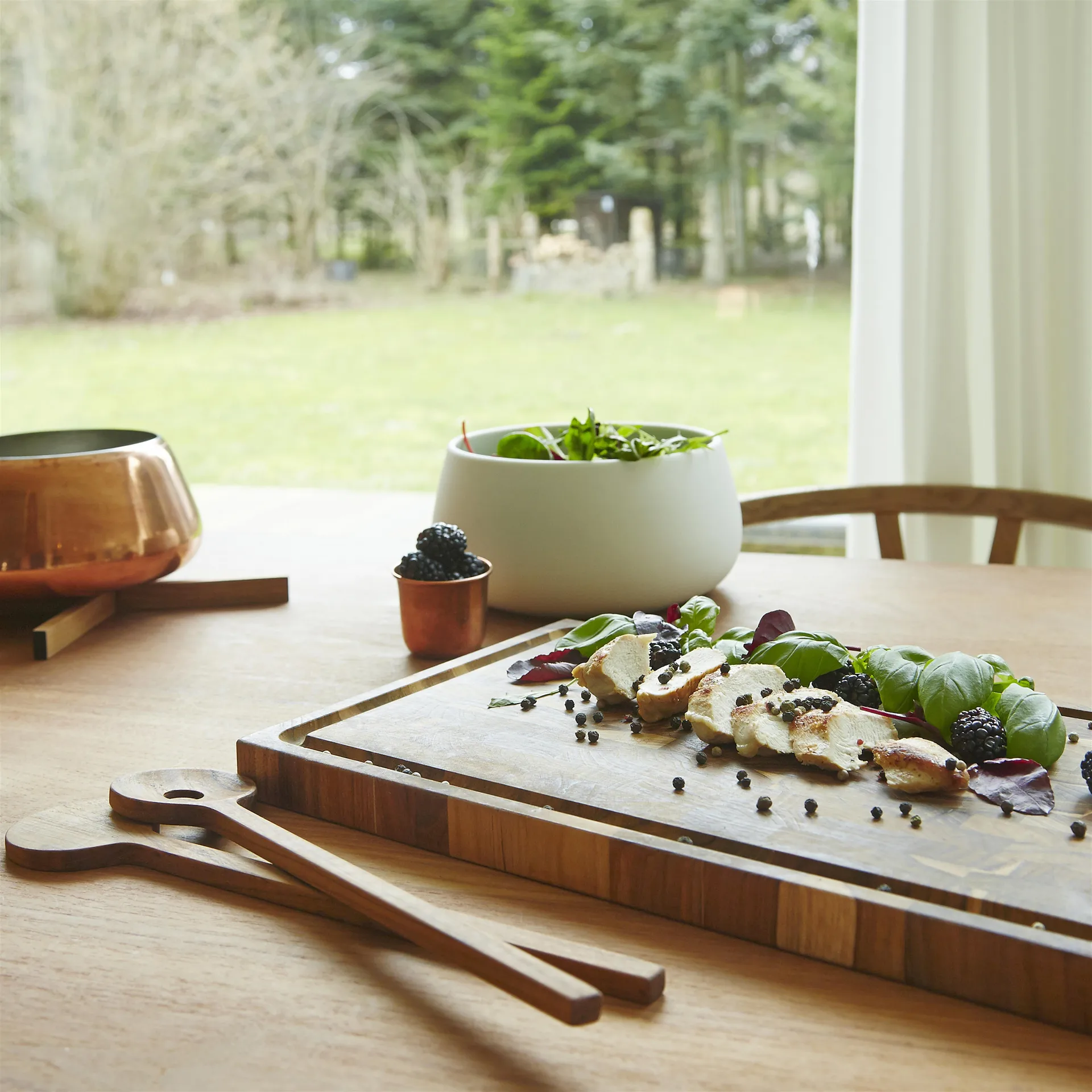 Skagerak skärbräda teak, 40x24 cm Fritz Hansen