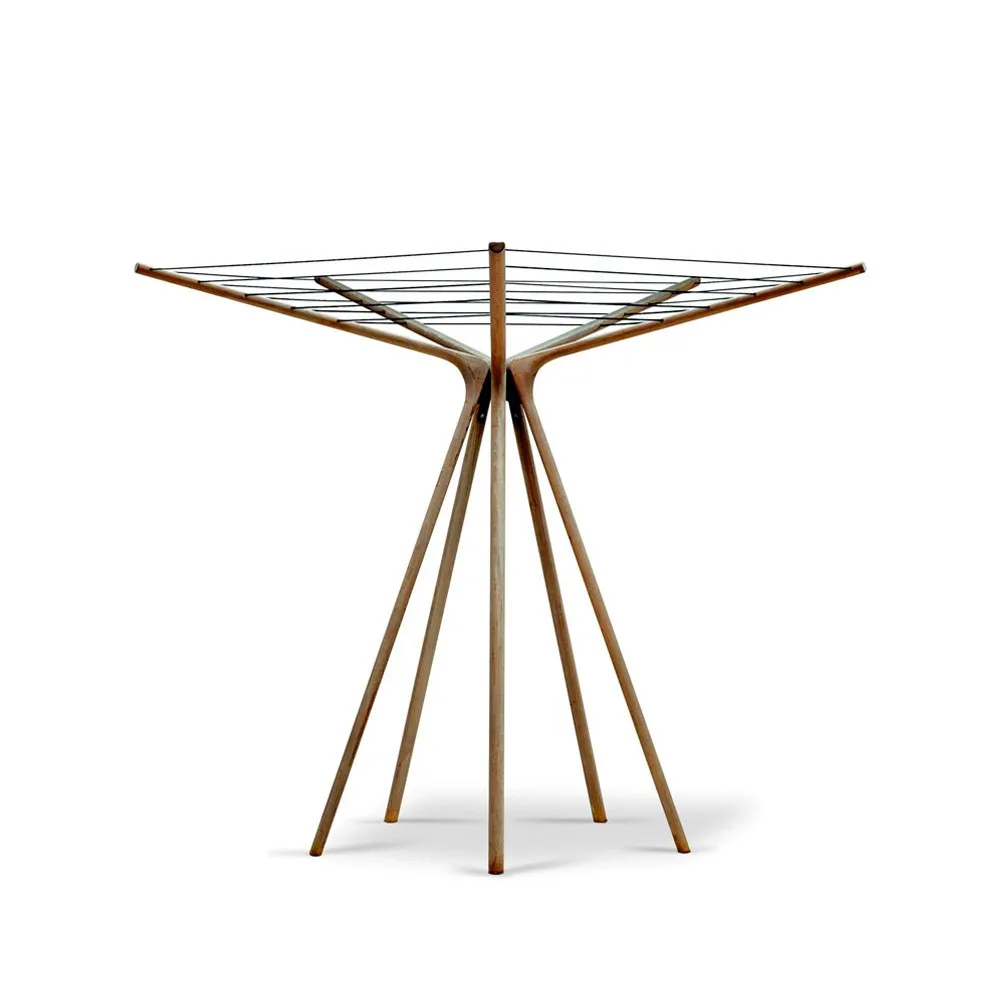 Spider Web torkvinda, teak, svart snöre Fritz Hansen
