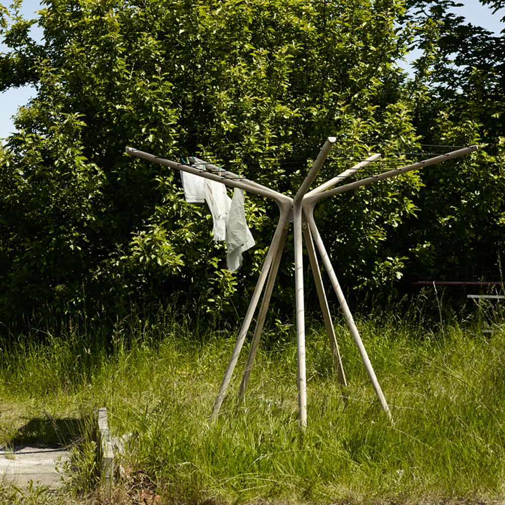 Spider Web torkvinda, teak, svart snöre Fritz Hansen
