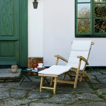 Steamer däckstolsdyna - tyg outdoor textile golden yellow stripe - Fritz Hansen