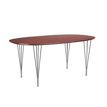 Superellipse B616 matbord 170x100 cm - Rusty red, 170x100x72 cm - Fritz Hansen