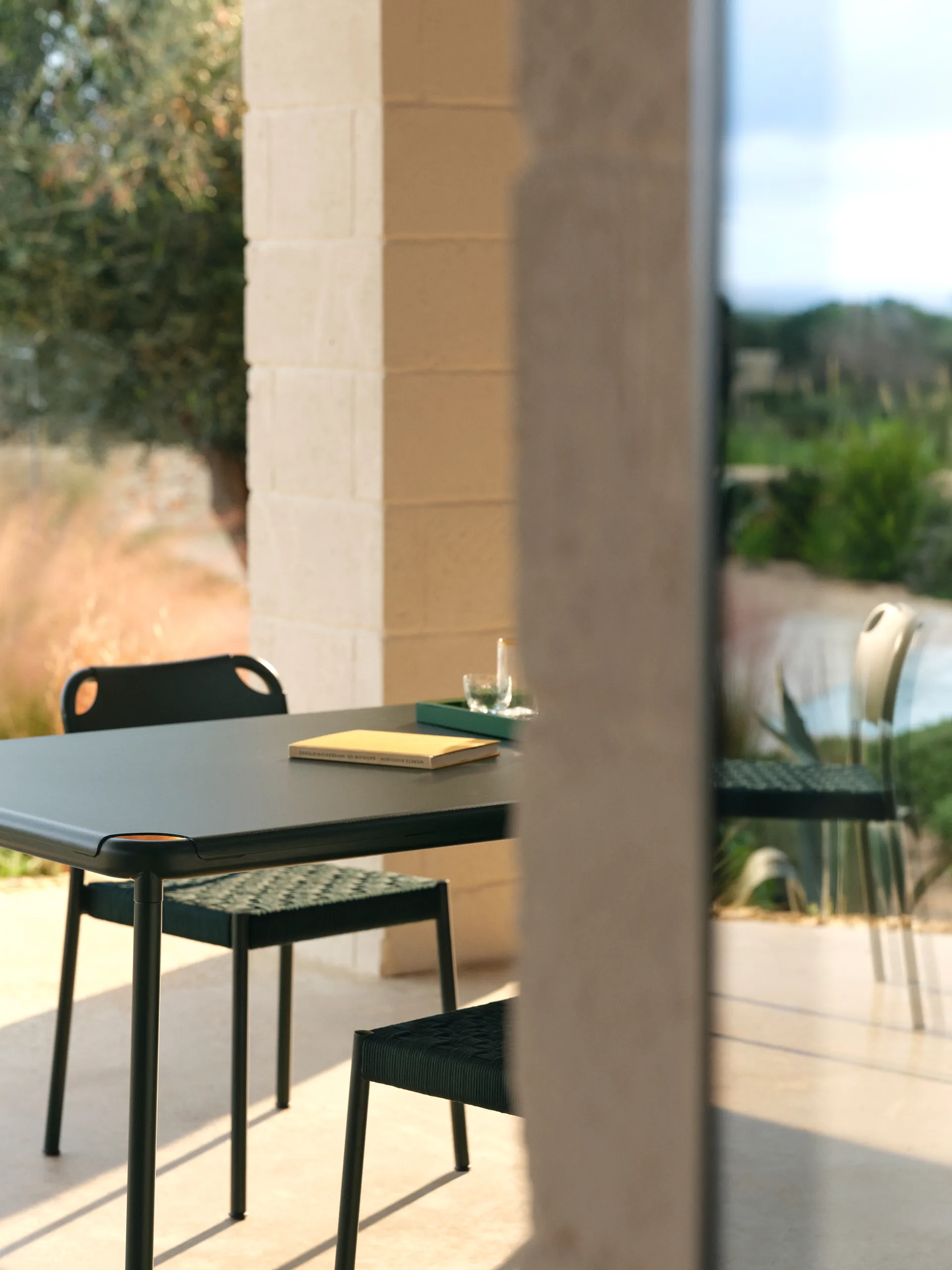 Vind matbord, Hunter green, 160x90 cm Fritz Hansen