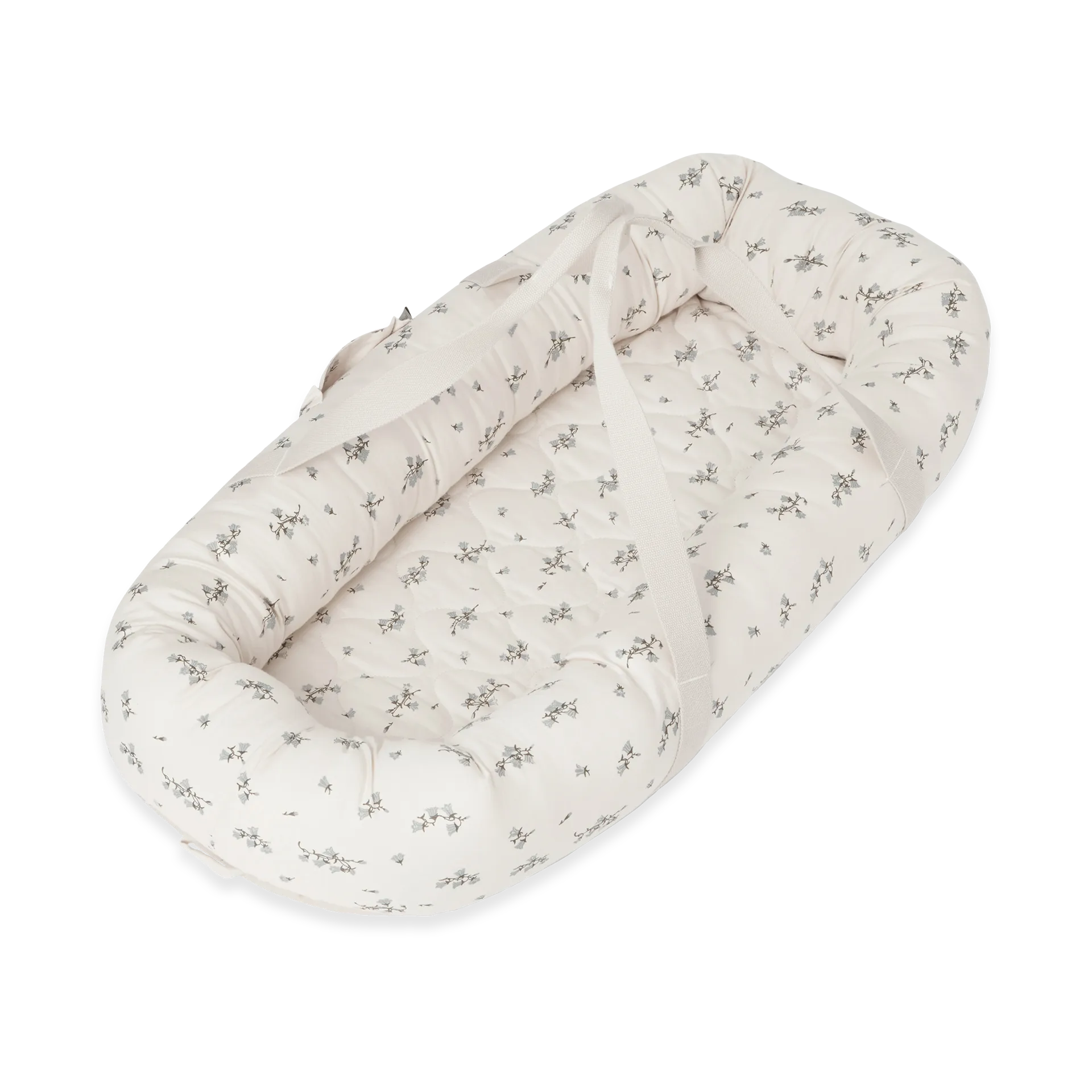 Bluebell satin quiltad babynest, 43x87x16 cm Garbo&Friends