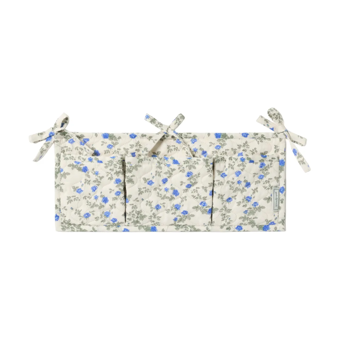 Dainty satin quiltad sängficka, 18x43 cm Garbo&Friends