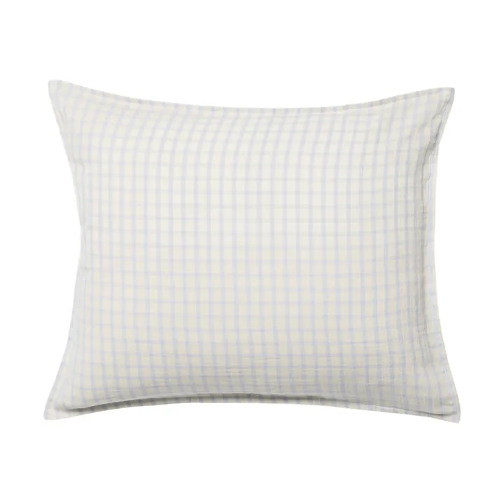 Gingham Sky Blue Muslin örngott - Sky 80x80 cm - Garbo&Friends