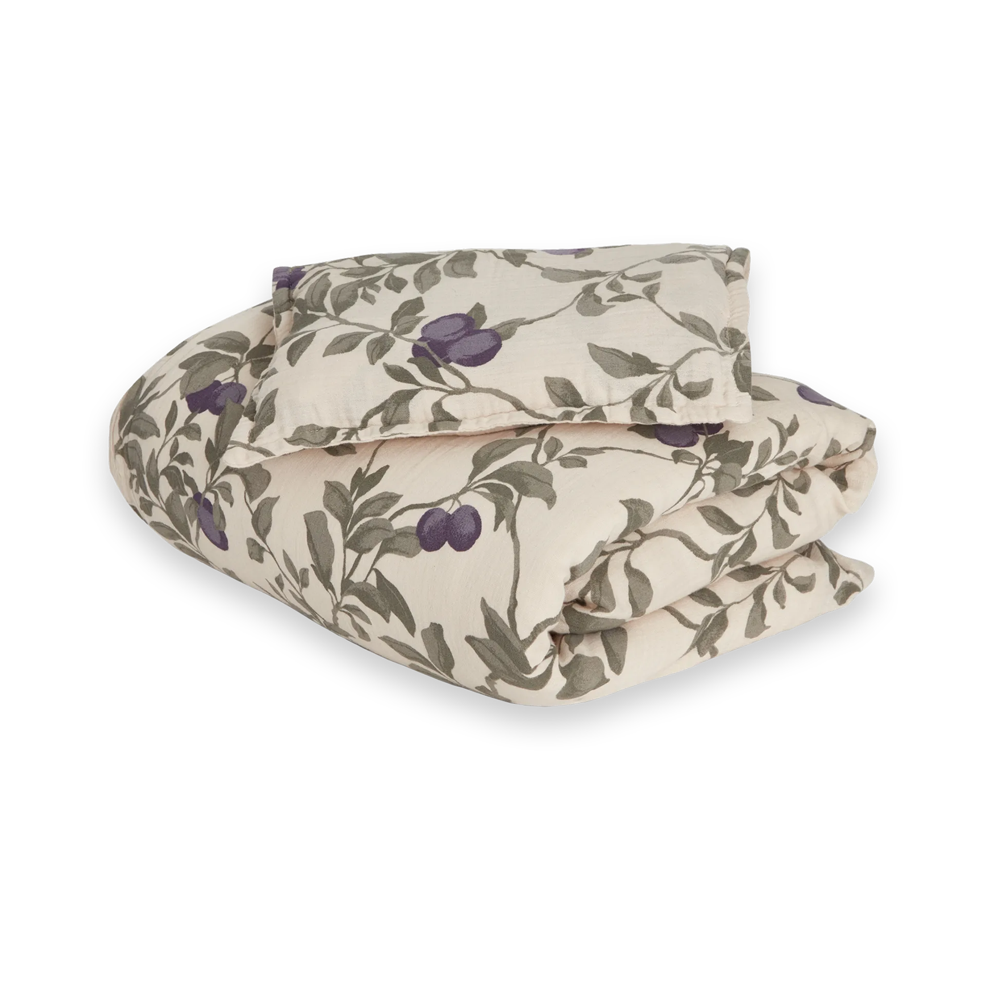 Plum Muslin bäddset baby, 70x80 cm/28x35 cm Garbo&Friends