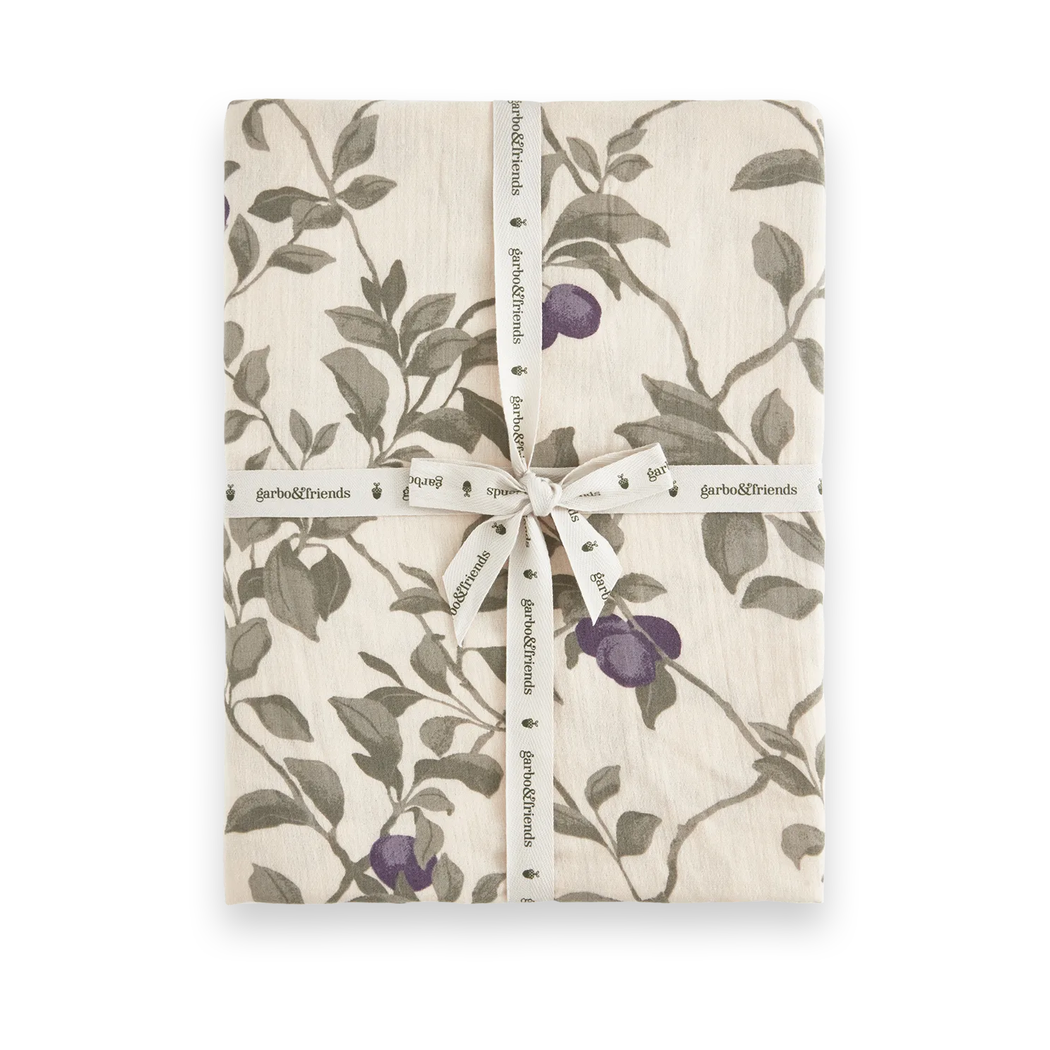 Plum Muslin dra-på-lakan, 90x200x30 cm Garbo&Friends