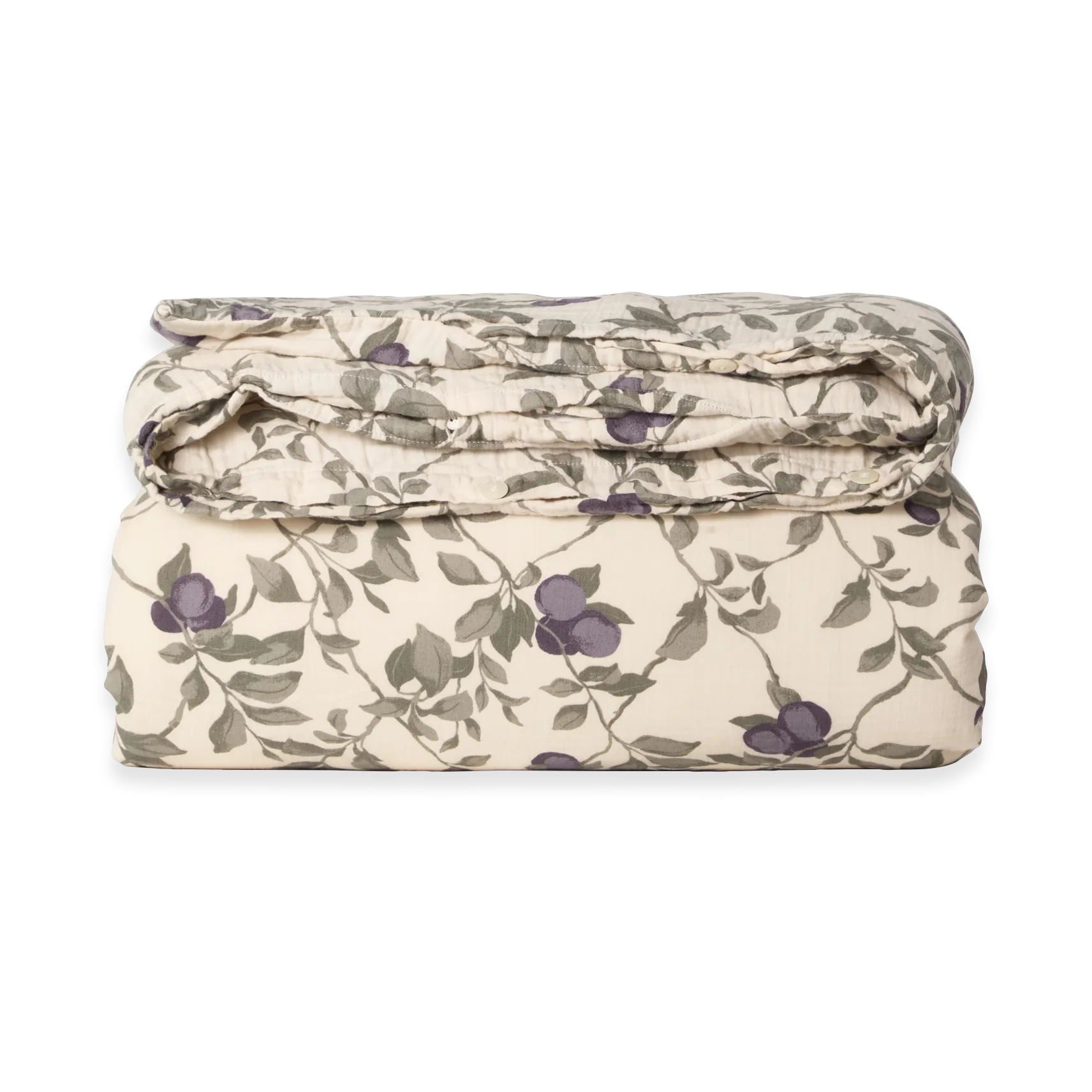 Plum Muslin påslakan dubbel, 220x220 cm Garbo&Friends