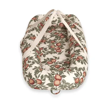 Pomme satin quiltat babynest - 43x87x16cm - Garbo&Friends