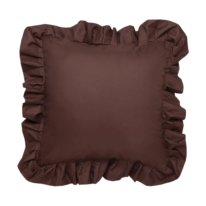 Garden Glory Outdoor kudde med volang 45x45 cm - Brown - Garden Glory