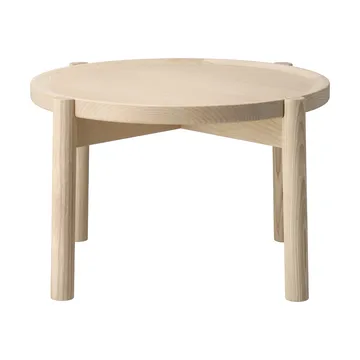 Elna soffbord - Ask-white-Ø40 cm - Gärsnäs