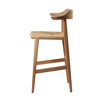 Hedda barstol - Ek natural monocoating-papperssnöre natur - Gärsnäs