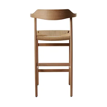 Hedda barstol - Ek natural monocoating-papperssnöre natur - Gärsnäs