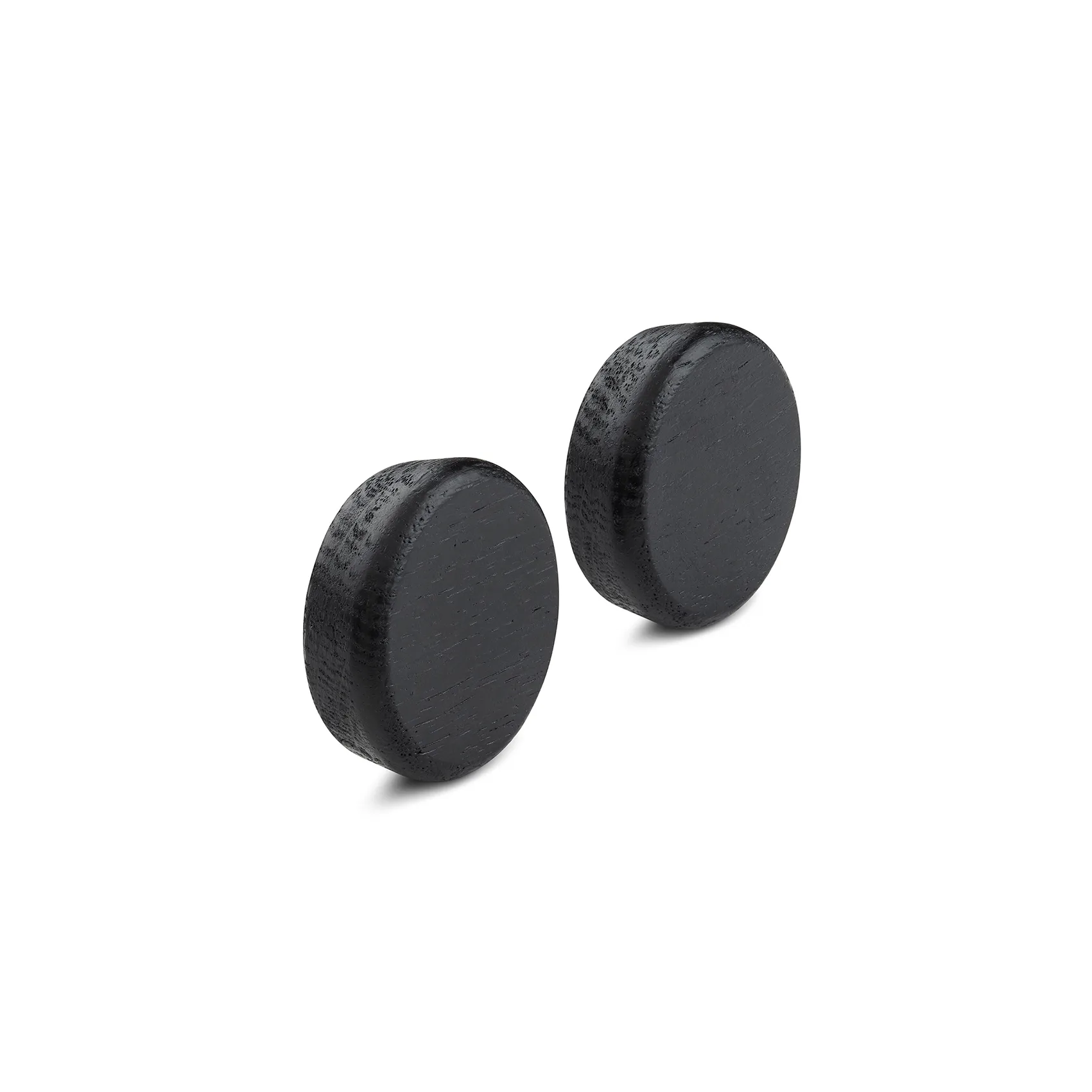 Flex Button knoppar till magnetlist 2-pack, Svartbetsad ek Gejst