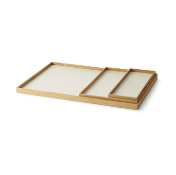 Frame bricka medium 23x34 cm - Ek-beige - Gejst