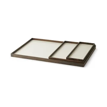 Frame bricka small 11x32,4 cm - Rökt ek-beige - Gejst
