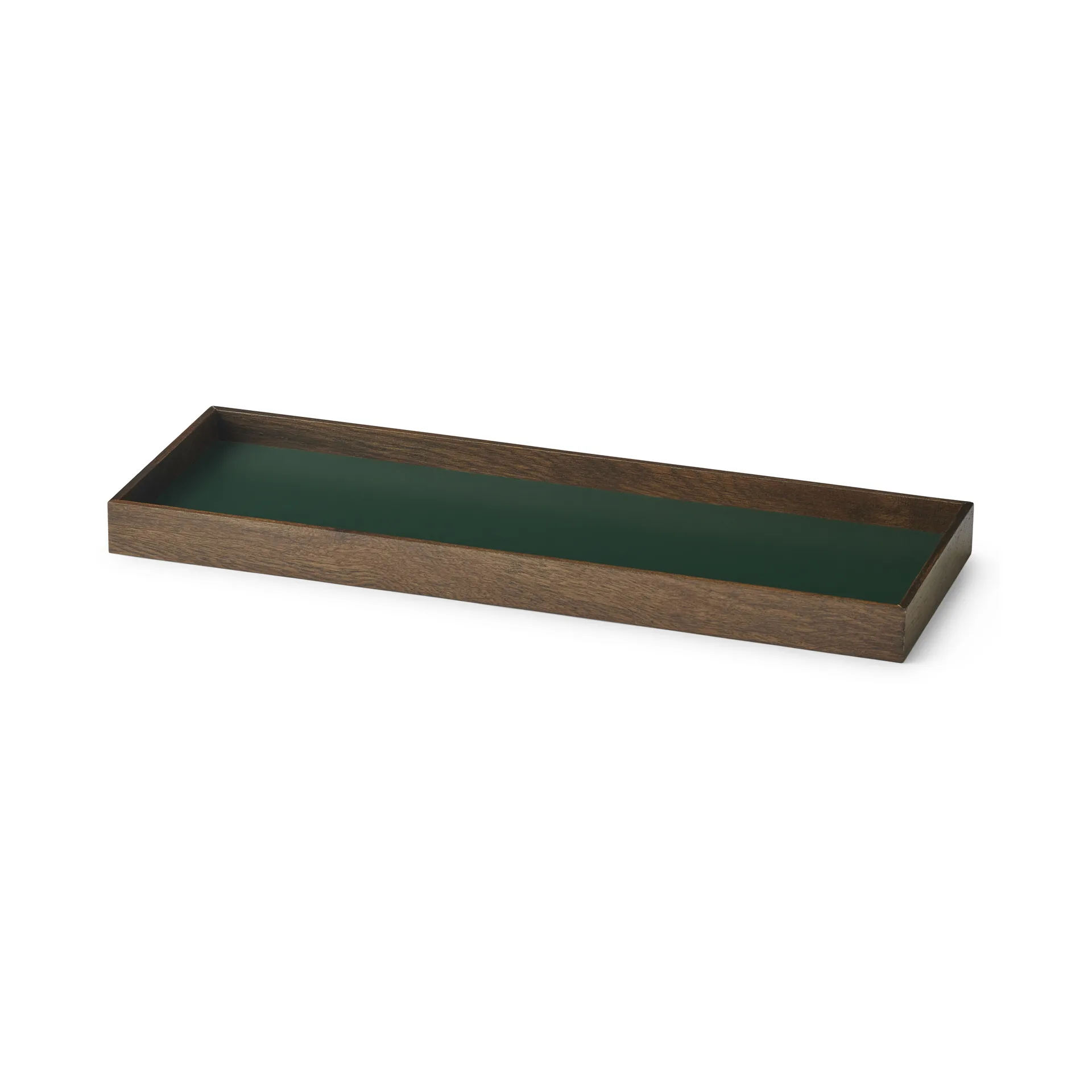 Frame bricka small 11x32,4 cm, Rökt ek-grön Gejst