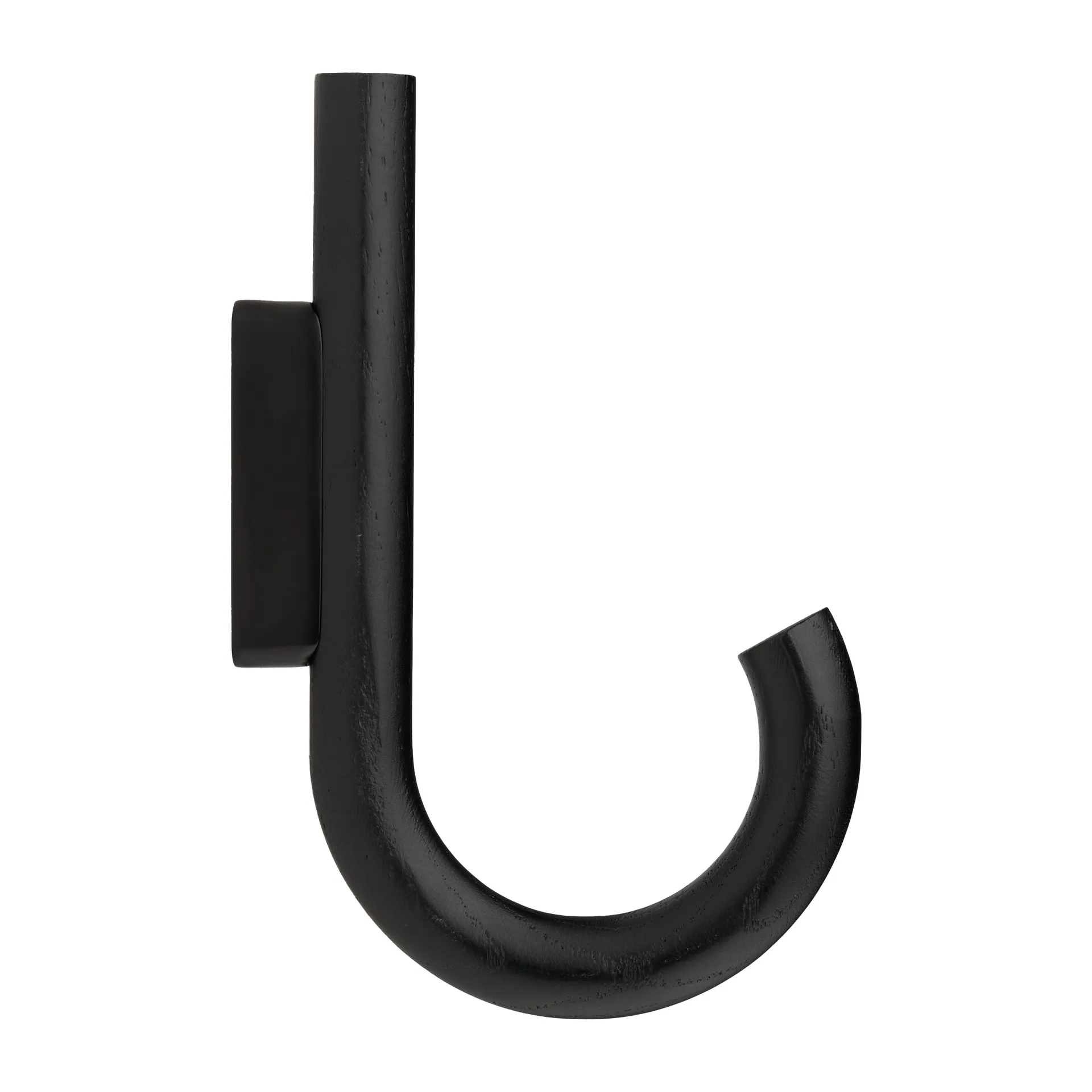 Hook krok 19 cm, Svartbetsad ek-svart Gejst