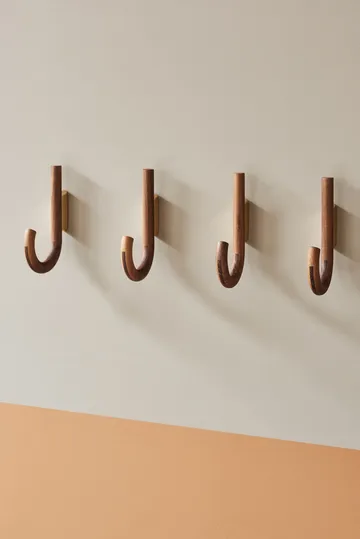Hook krok 19 cm - Valnöt-mässing - Gejst