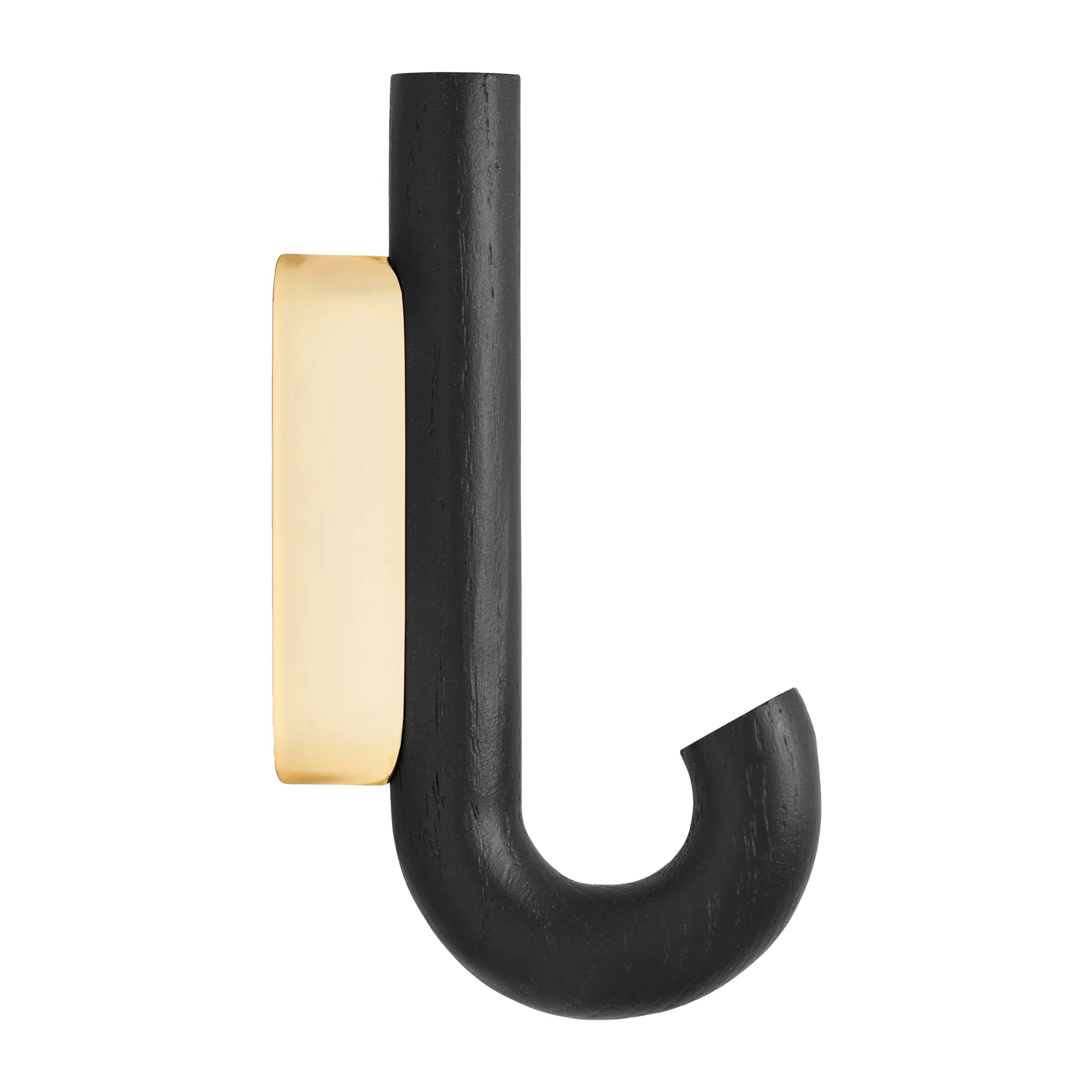 Hook krok mini 13,3 cm, Svart ek-mässing Gejst