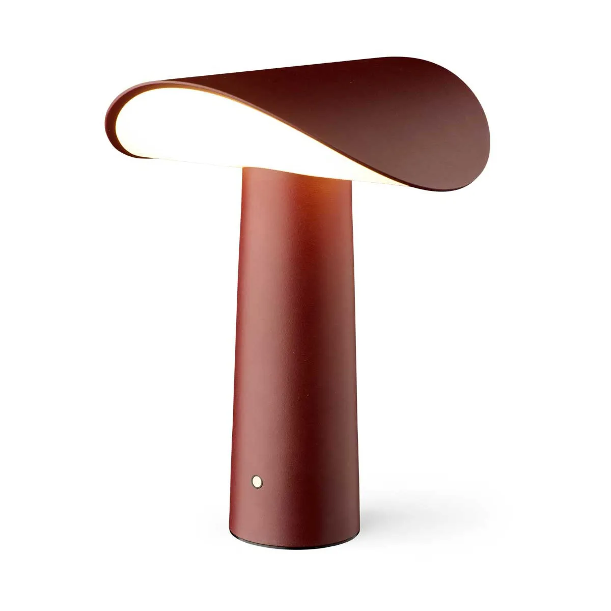 Lium portabel bordslampa 22,5 cm, Burgundy Gejst
