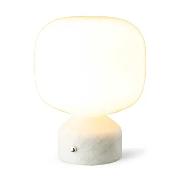 Meemo portabel bordslampa 23 cm - White marble - Gejst