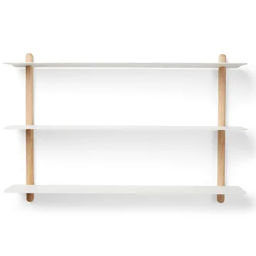 Nivo hylla A - Ljus ek-vit - Gejst