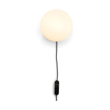 Opa vägglampa 21,5 cm - Opalglas-black - Gejst
