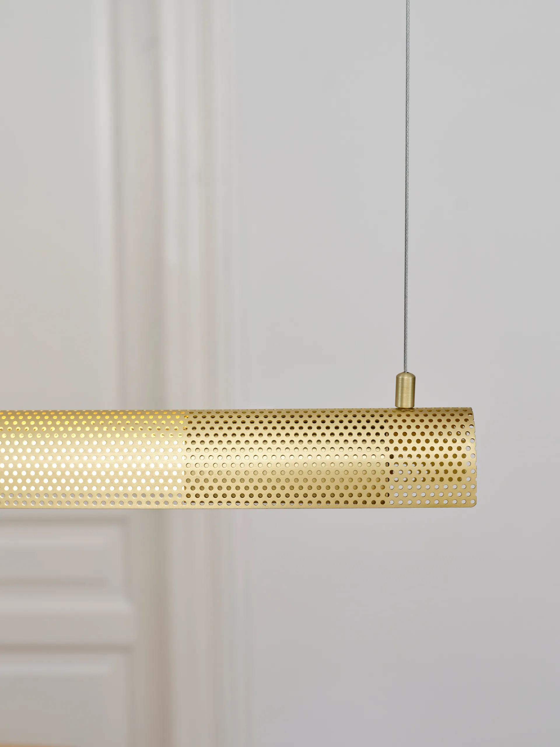 Radent pendel long 135 cm, Brass Gejst