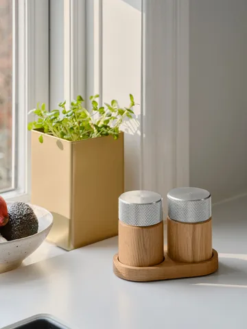Sina salt-och pepparkvarn 6 cm - Ek-stål - Gejst