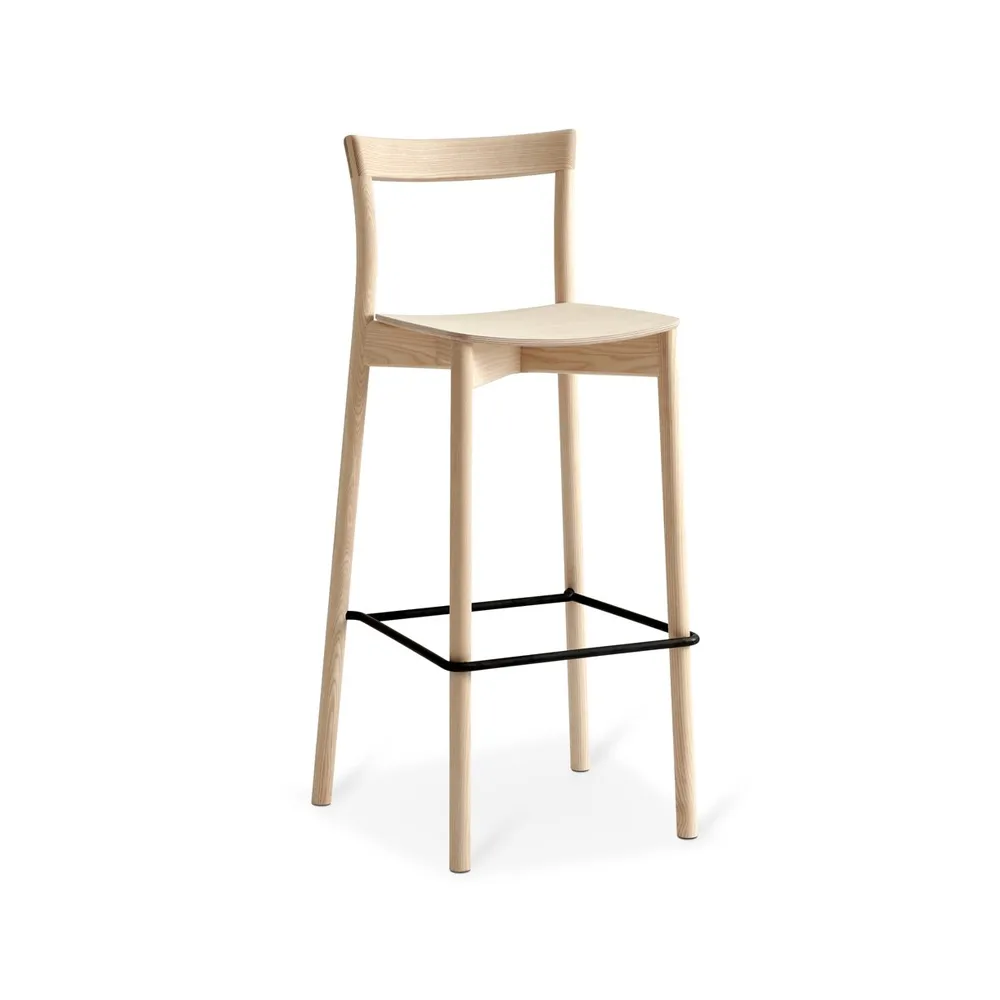 Nordic barstol, Vitoljad ask H 107 cm Gemla