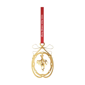 1994/2024 års julmobil mistel - Guldpläterat - Georg Jensen