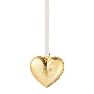 2022 årets julhjärta - guldpläterat - Georg Jensen