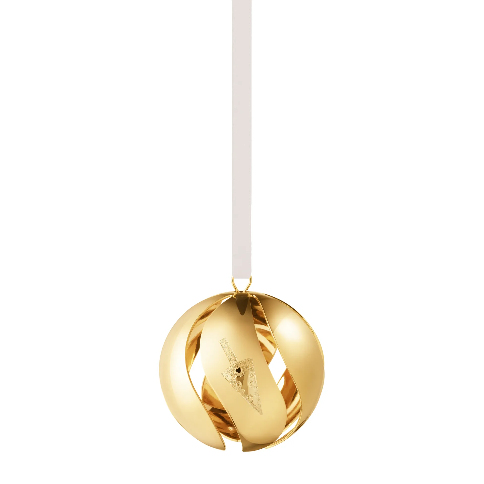 2022 årets julkula, guldpläterat Georg Jensen