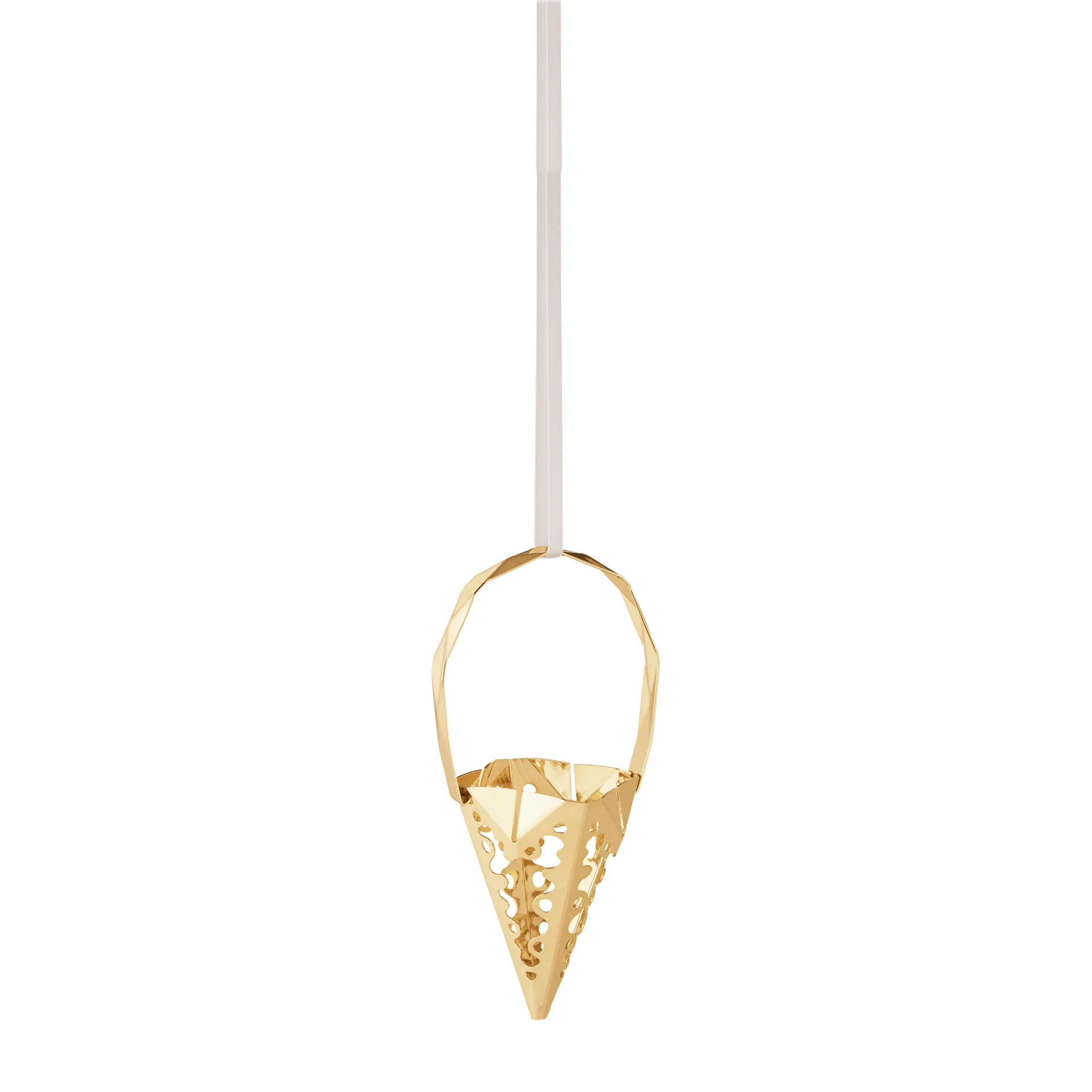 2022 Cone julhänge, guldpläterat Georg Jensen