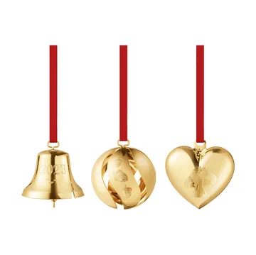 2023 års gåvoset 3 delar - Guldpläterat - Georg Jensen